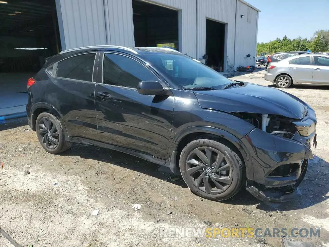 4 Фотография поврежденного автомобиля 3CZRU5H15NM714923 HONDA HR-V 2022