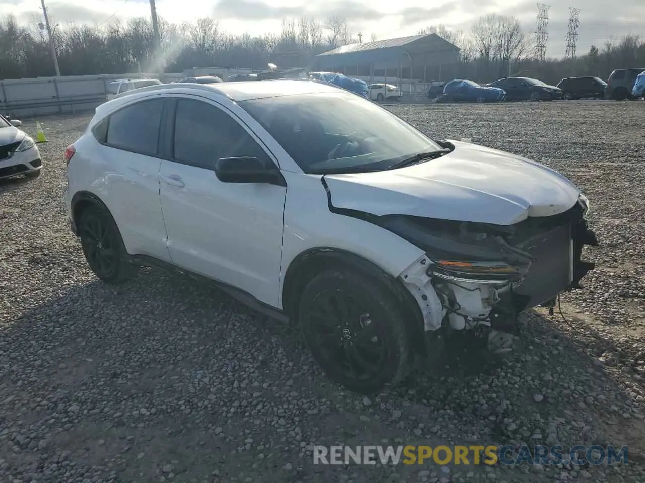 4 Photograph of a damaged car 3CZRU5H15NM730409 HONDA HR-V 2022