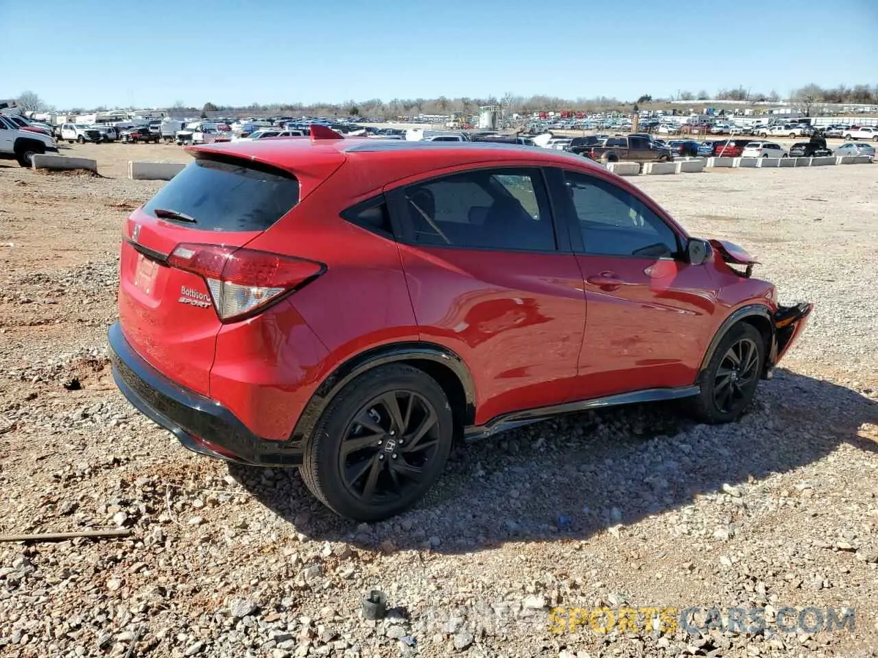 3 Photograph of a damaged car 3CZRU5H16NM728863 HONDA HR-V 2022