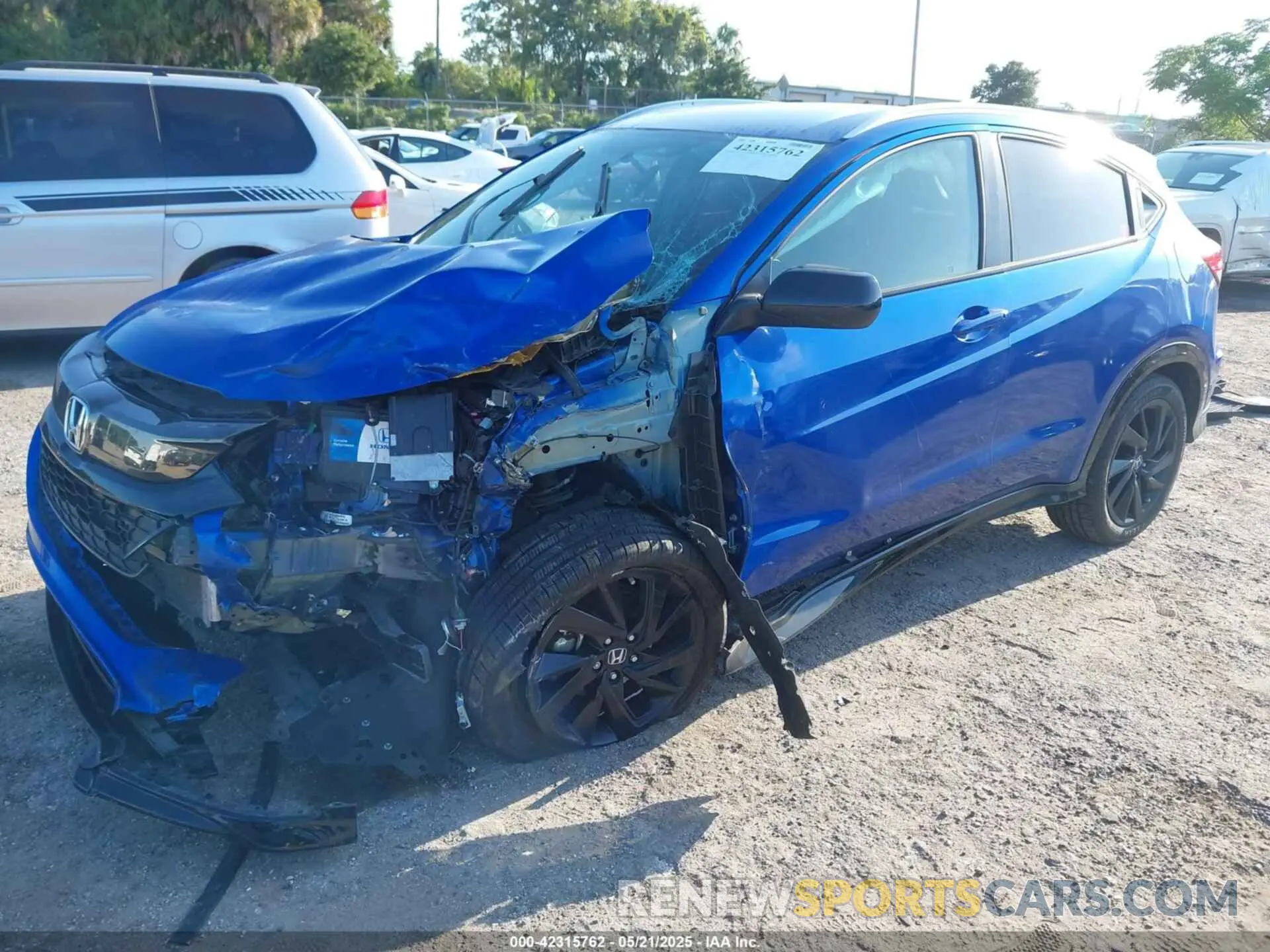2 Фотография поврежденного автомобиля 3CZRU5H18NM731330 HONDA HR-V 2022
