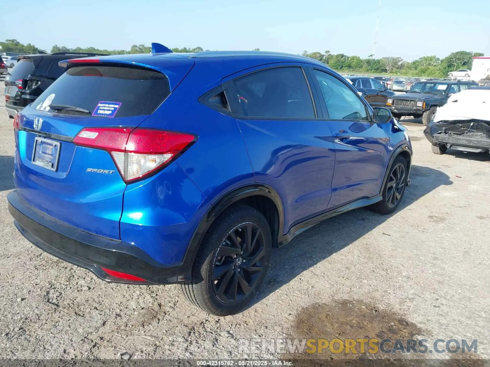 4 Фотография поврежденного автомобиля 3CZRU5H18NM731330 HONDA HR-V 2022