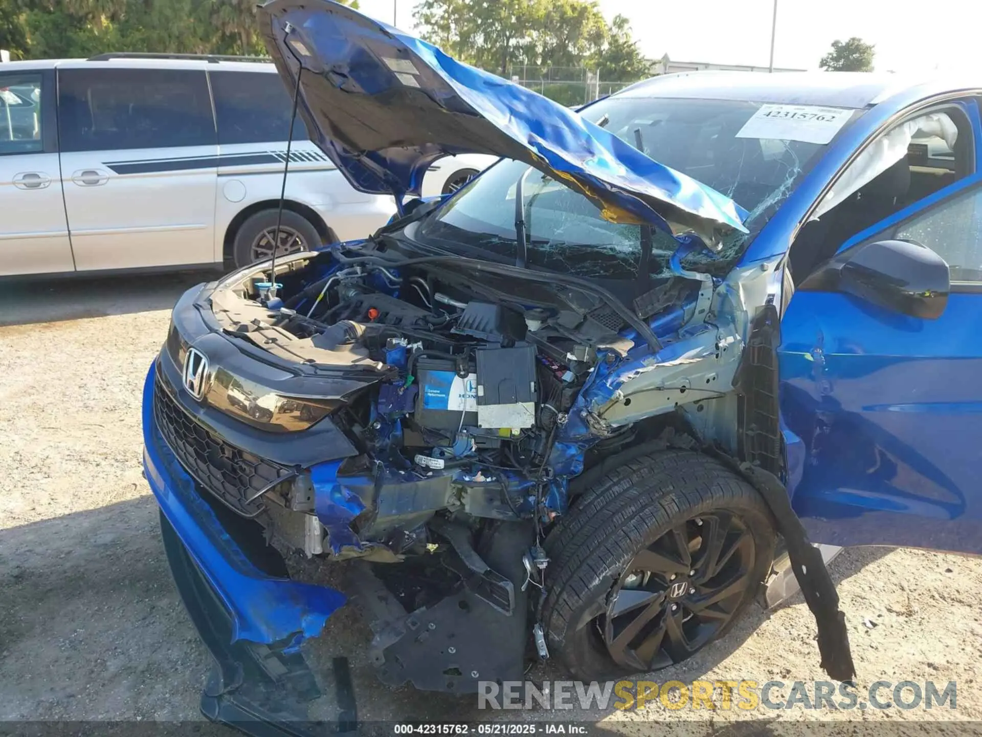 6 Фотография поврежденного автомобиля 3CZRU5H18NM731330 HONDA HR-V 2022