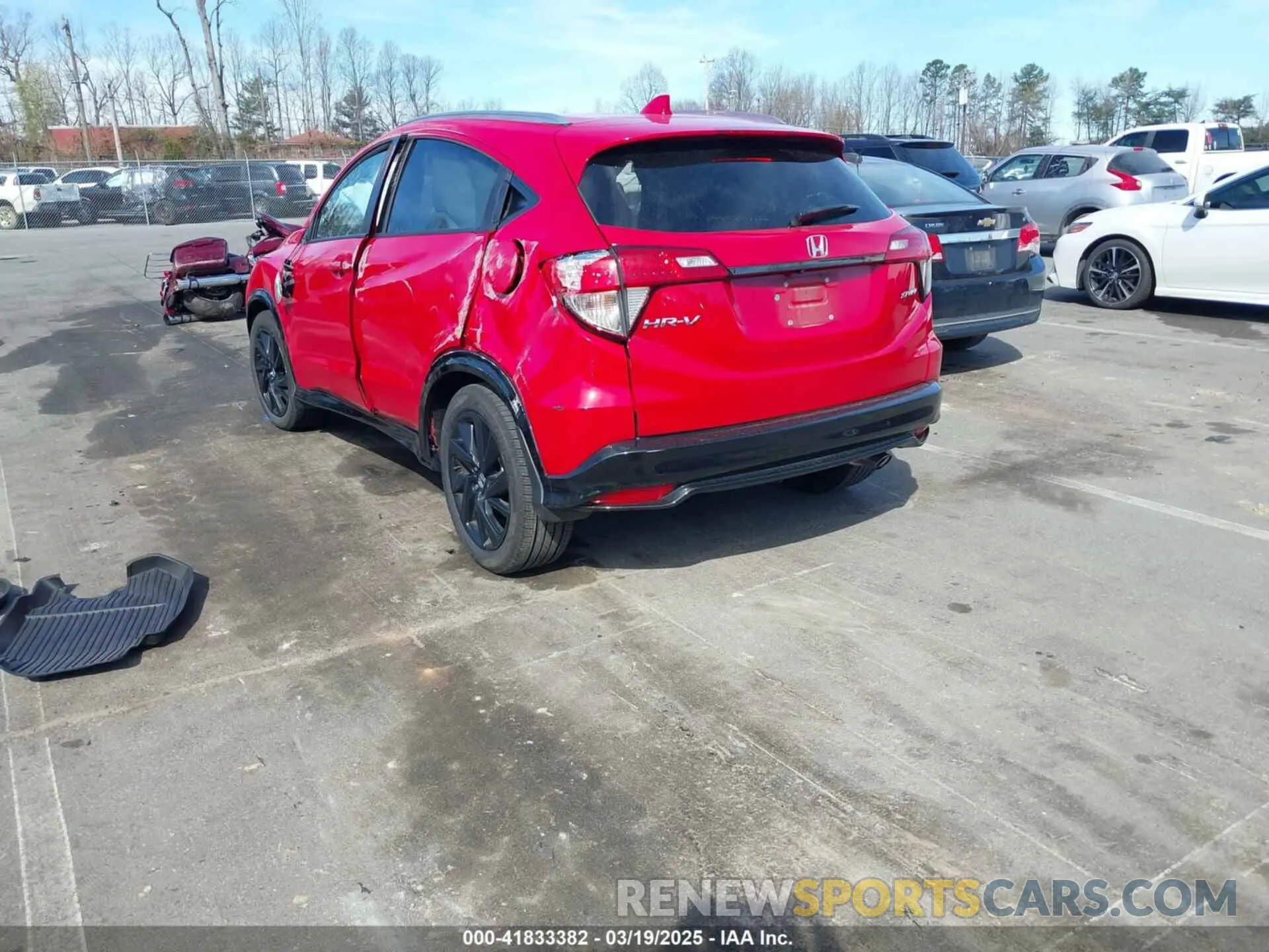 3 Фотография поврежденного автомобиля 3CZRU5H19NM719199 HONDA HR-V 2022