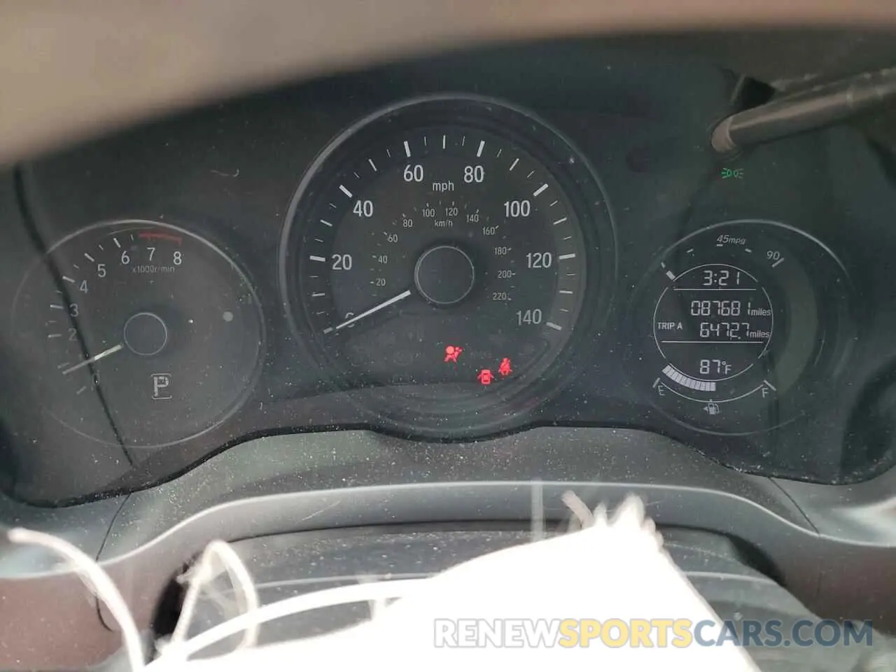 9 Photograph of a damaged car 3CZRU5H30NM721778 HONDA HR-V 2022