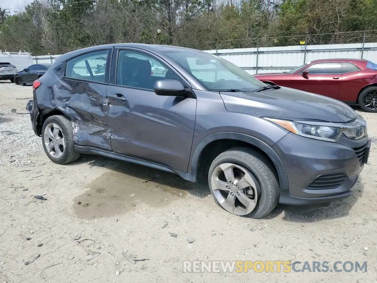 4 Фотография поврежденного автомобиля 3CZRU5H31NM702821 HONDA HR-V 2022