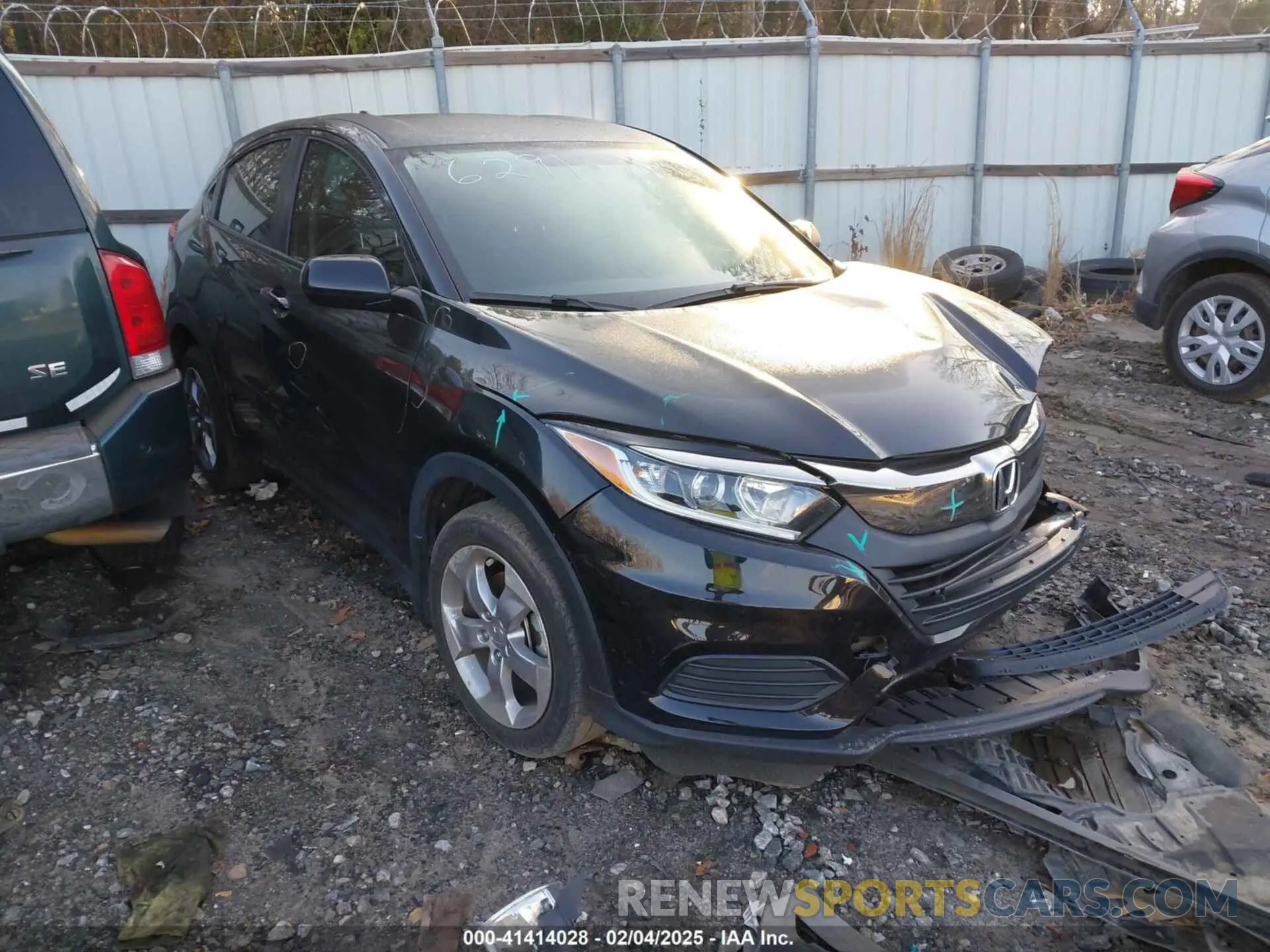 1 Photograph of a damaged car 3CZRU5H32NM716291 HONDA HR-V 2022
