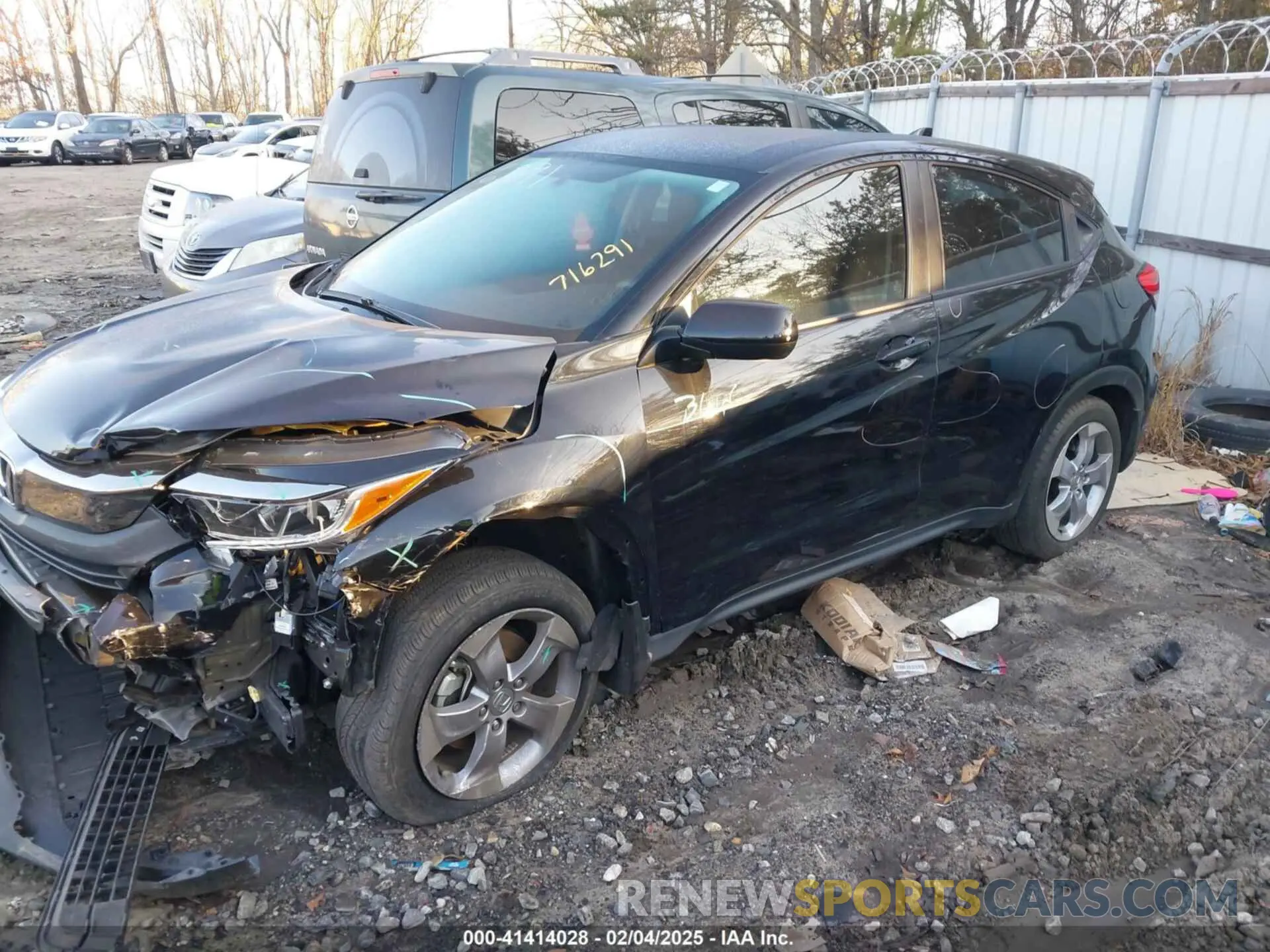 2 Photograph of a damaged car 3CZRU5H32NM716291 HONDA HR-V 2022