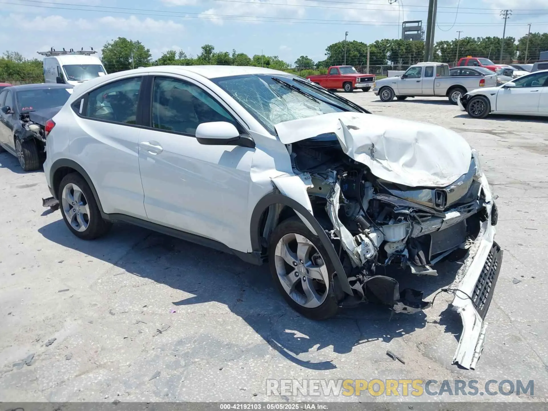 1 Photograph of a damaged car 3CZRU5H35NM741718 HONDA HR-V 2022