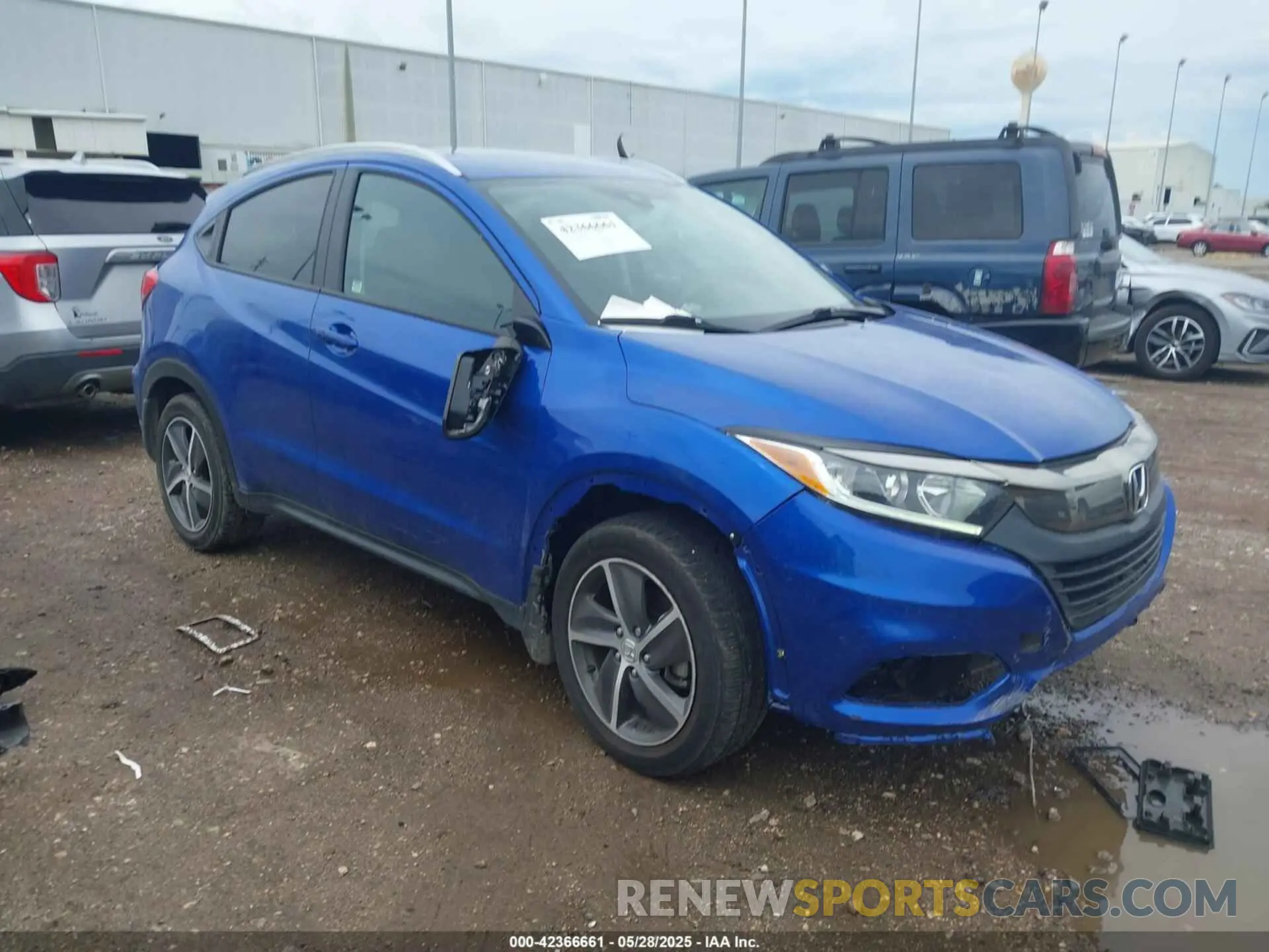 1 Photograph of a damaged car 3CZRU5H51NM710872 HONDA HR-V 2022