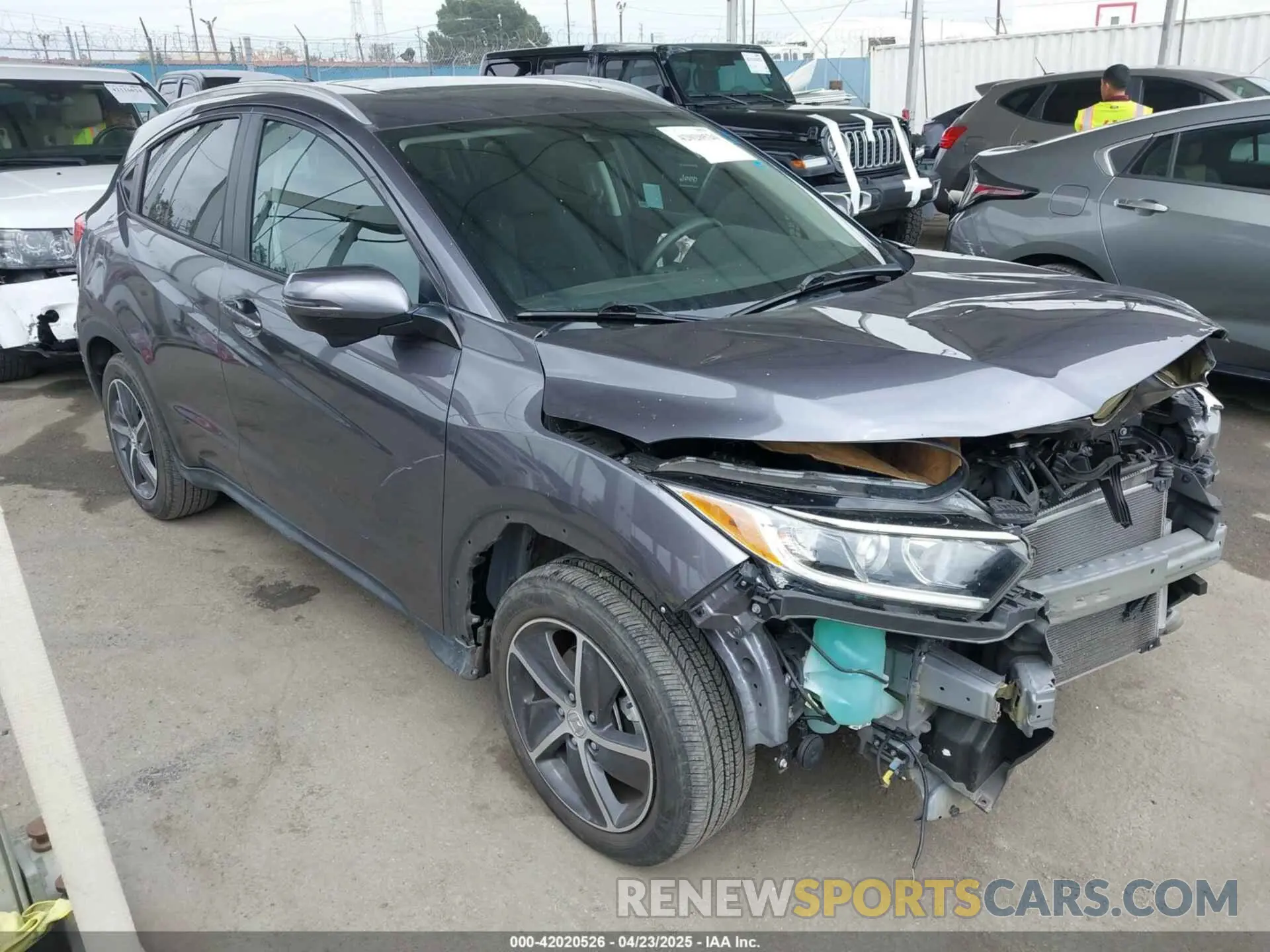 1 Photograph of a damaged car 3CZRU5H51NM719006 HONDA HR-V 2022