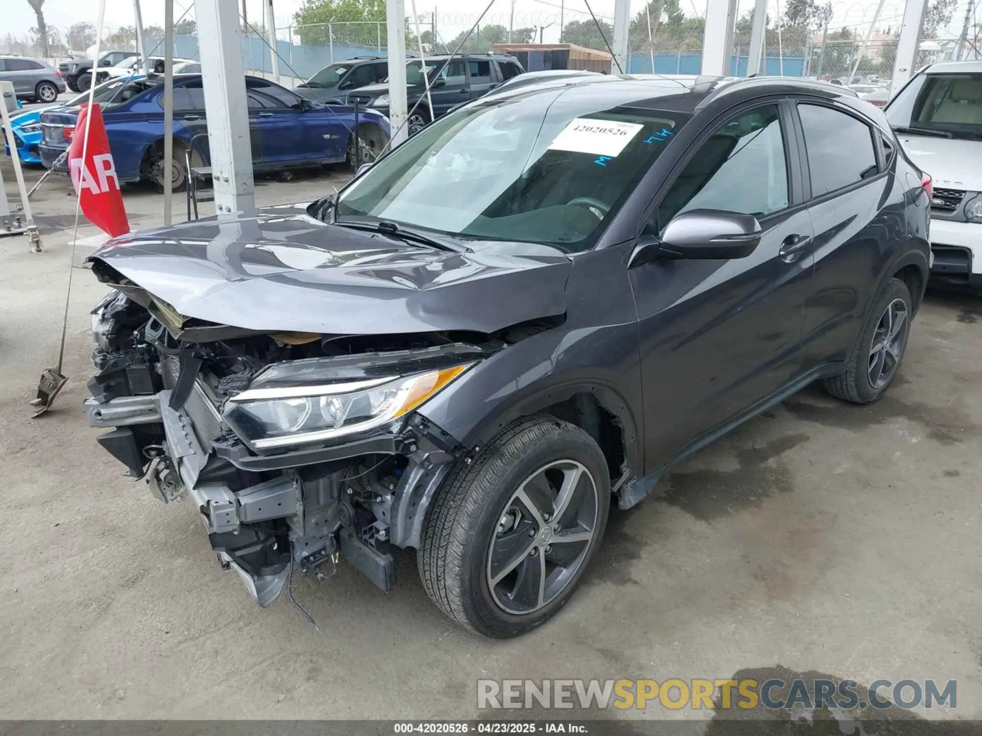 2 Photograph of a damaged car 3CZRU5H51NM719006 HONDA HR-V 2022