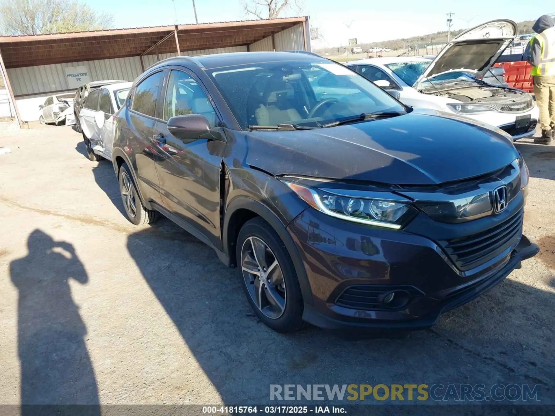1 Photograph of a damaged car 3CZRU5H52NM722884 HONDA HR-V 2022