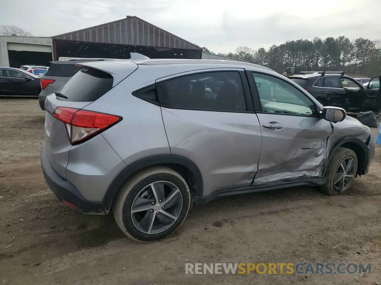 3 Фотография поврежденного автомобиля 3CZRU5H54NM739329 HONDA HR-V 2022