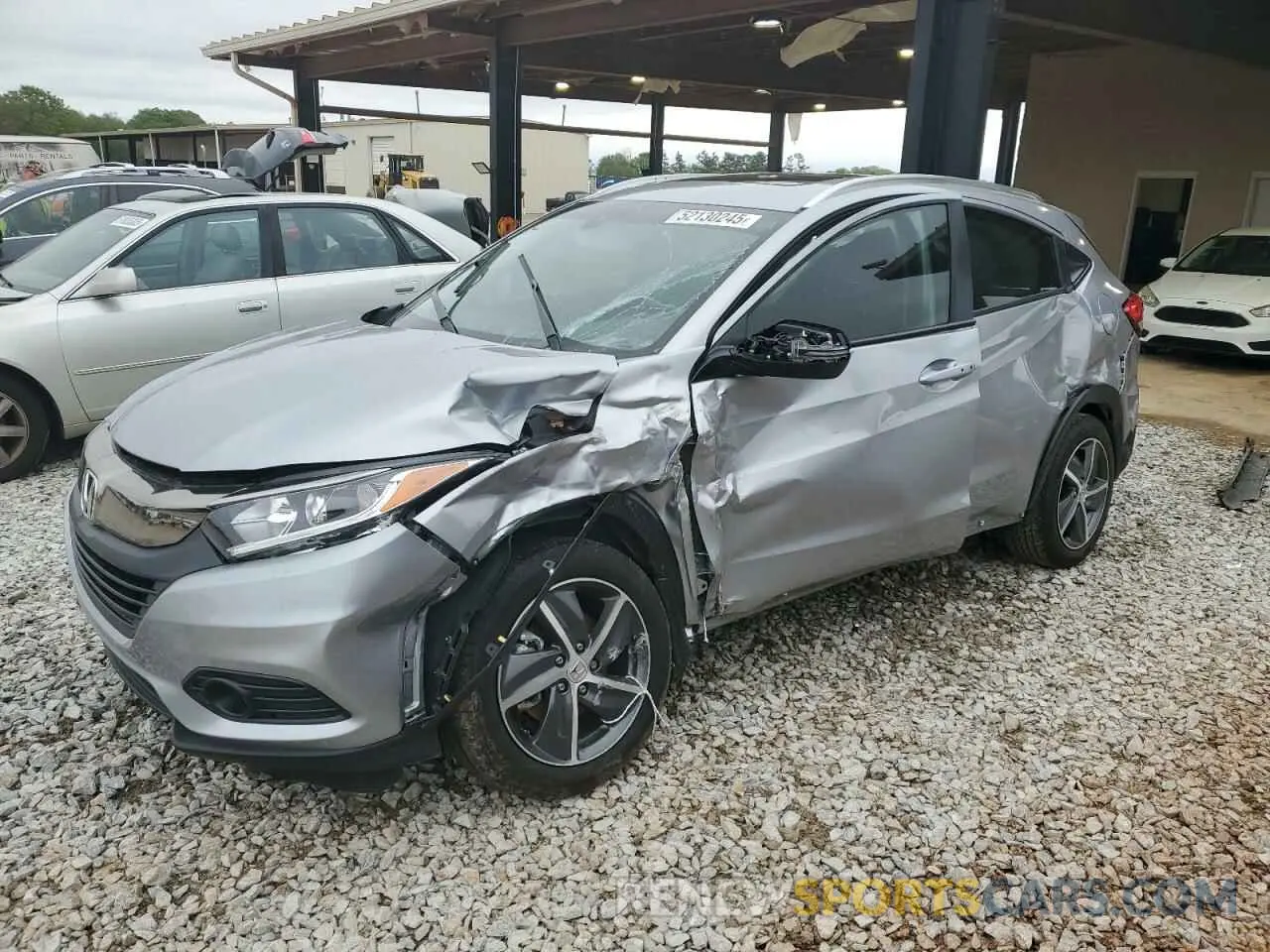 1 Photograph of a damaged car 3CZRU5H55NM705223 HONDA HR-V 2022