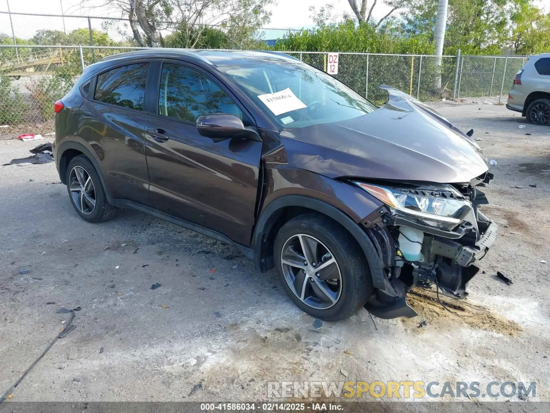 1 Фотография поврежденного автомобиля 3CZRU5H55NM710776 HONDA HR-V 2022