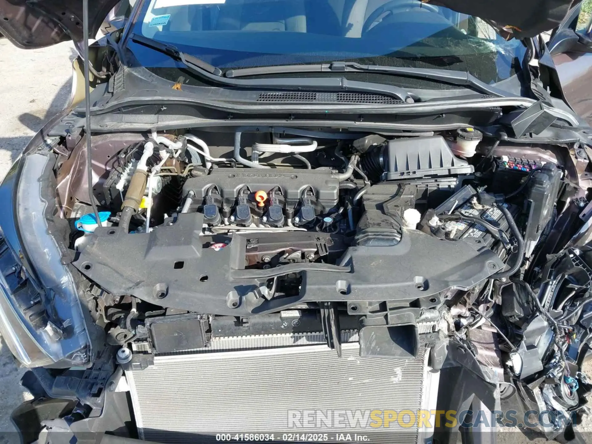 10 Фотография поврежденного автомобиля 3CZRU5H55NM710776 HONDA HR-V 2022