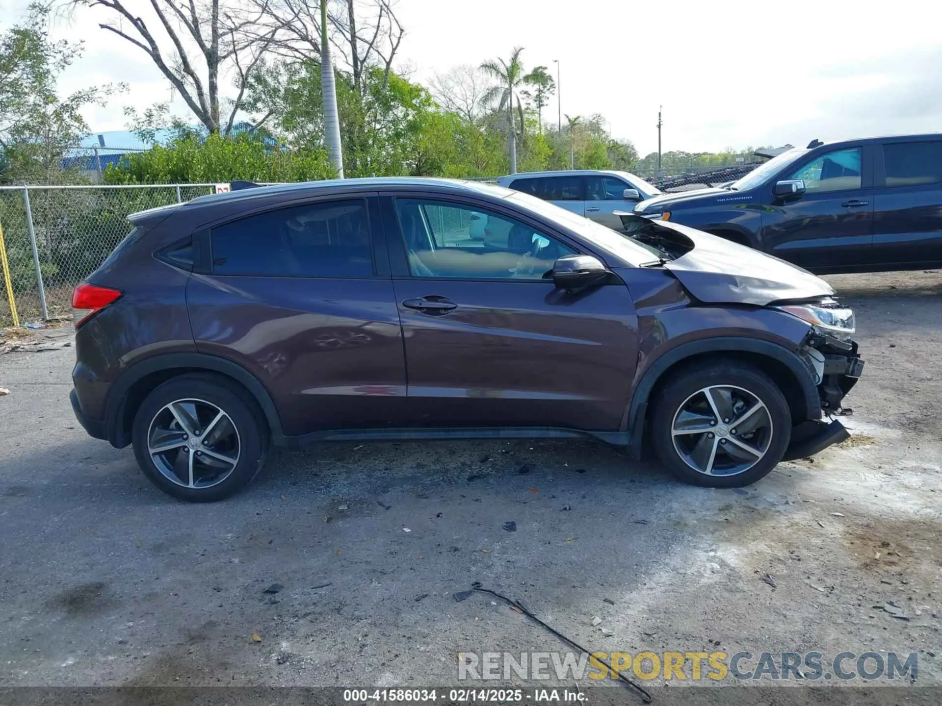 13 Фотография поврежденного автомобиля 3CZRU5H55NM710776 HONDA HR-V 2022