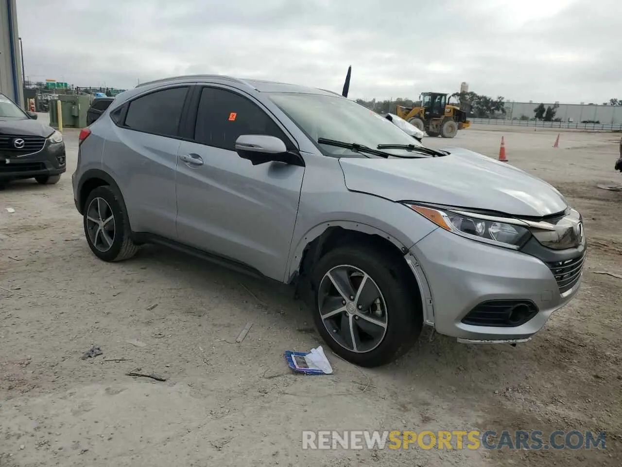 4 Фотография поврежденного автомобиля 3CZRU5H56NM732334 HONDA HR-V 2022