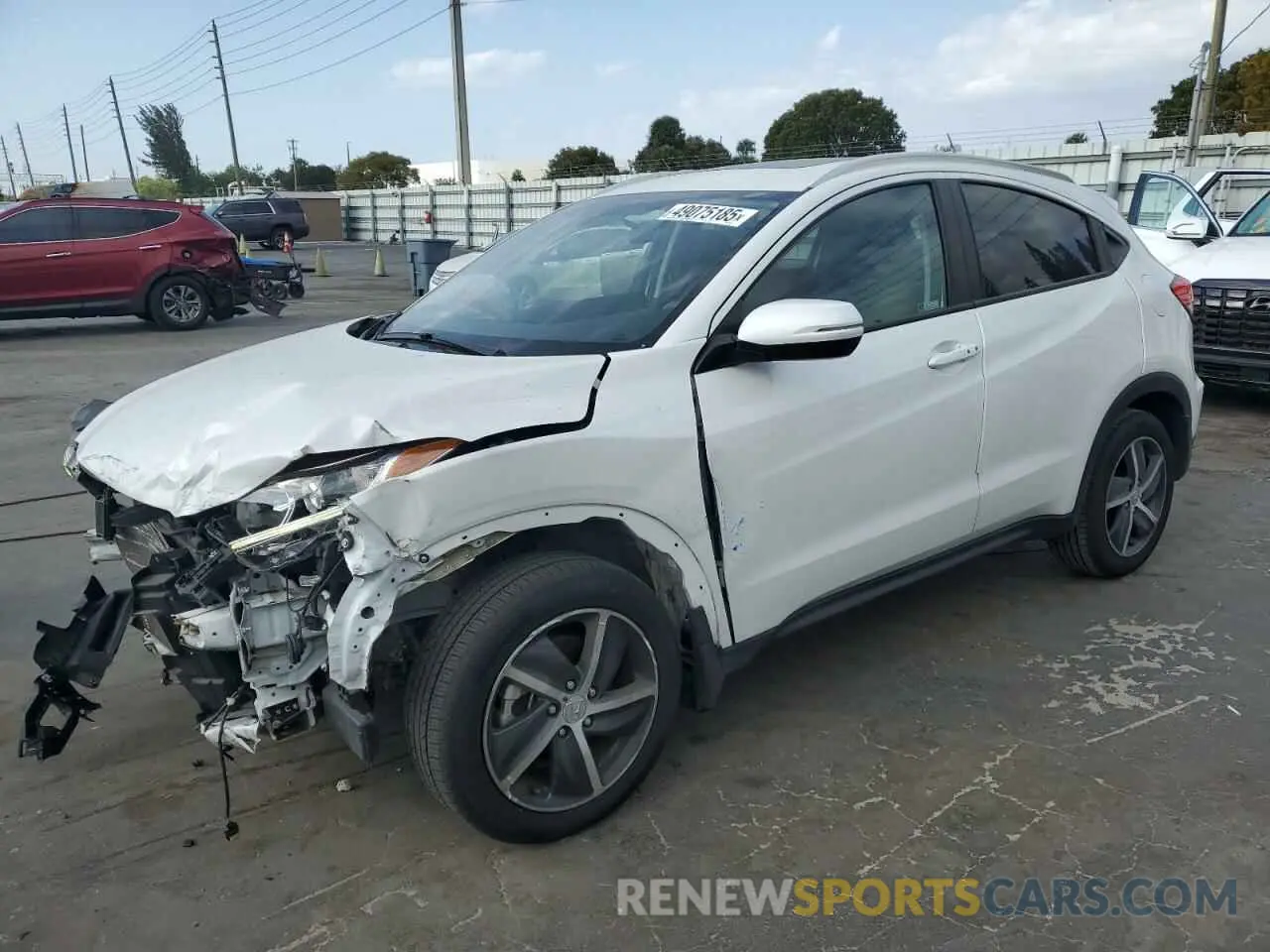 1 Photograph of a damaged car 3CZRU5H59NM739021 HONDA HR-V 2022