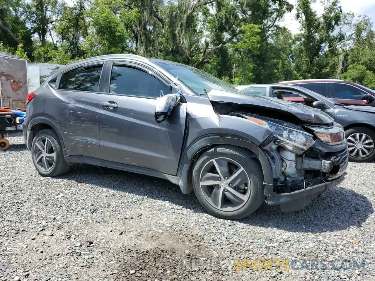 4 Photograph of a damaged car 3CZRU5H5XNM726780 HONDA HR-V 2022