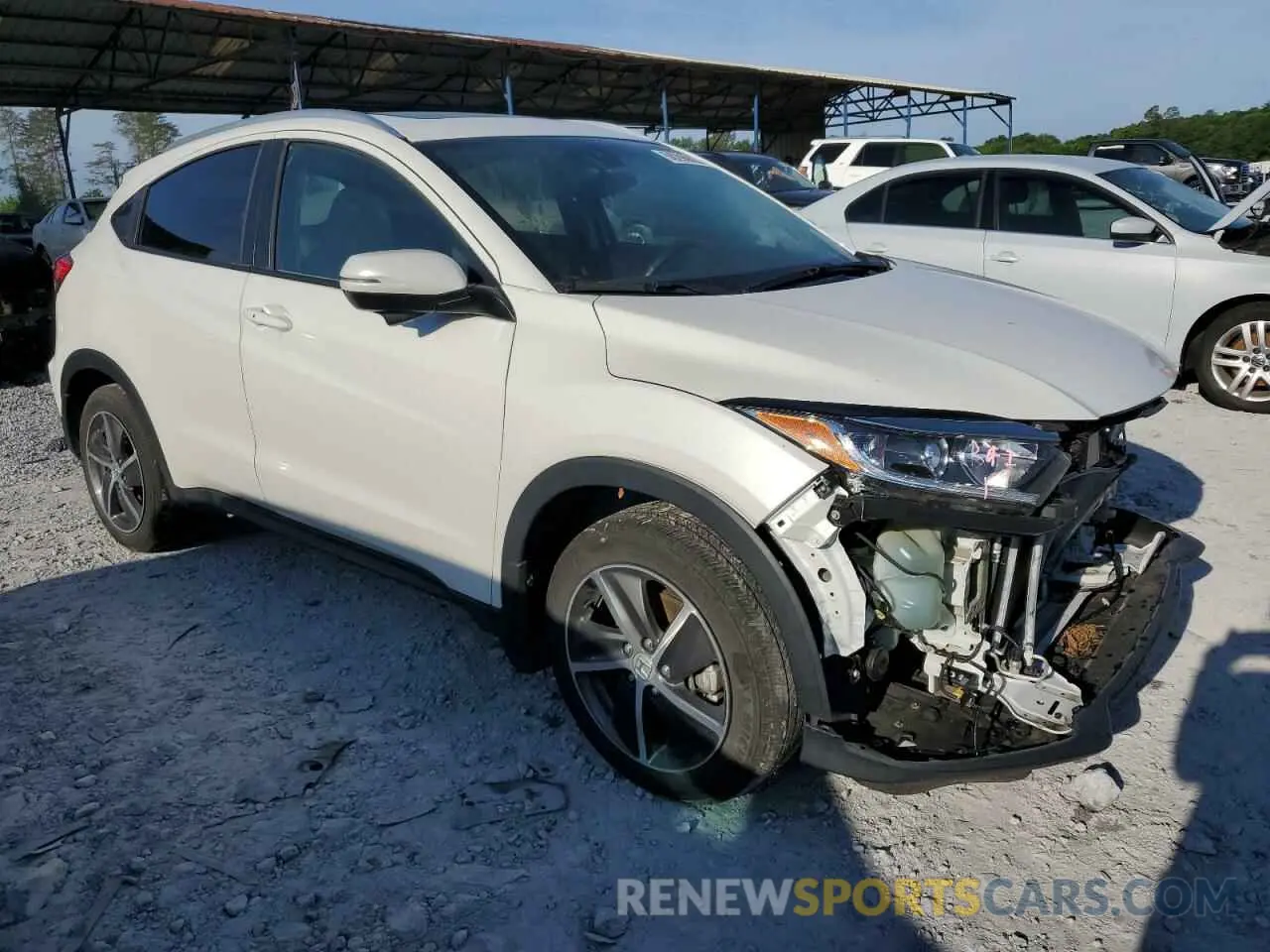 4 Фотография поврежденного автомобиля 3CZRU5H70NM727230 HONDA HR-V 2022