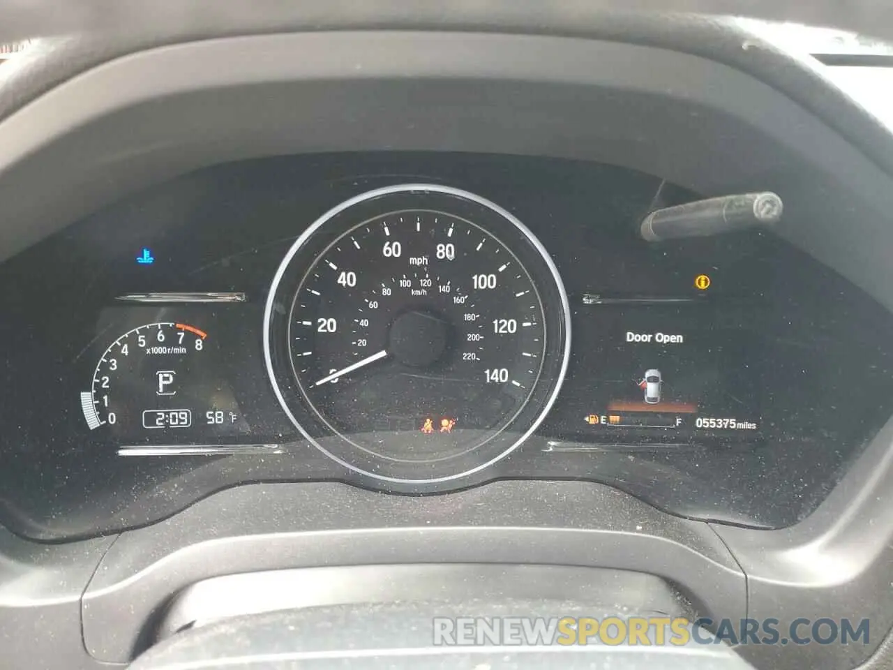 9 Фотография поврежденного автомобиля 3CZRU5H75NM715557 HONDA HR-V 2022