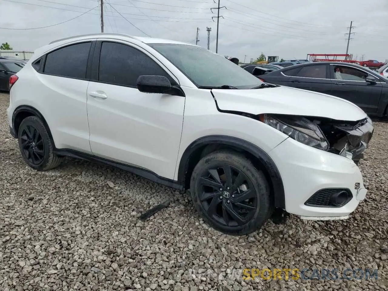 4 Фотография поврежденного автомобиля 3CZRU6H10NM741789 HONDA HR-V 2022