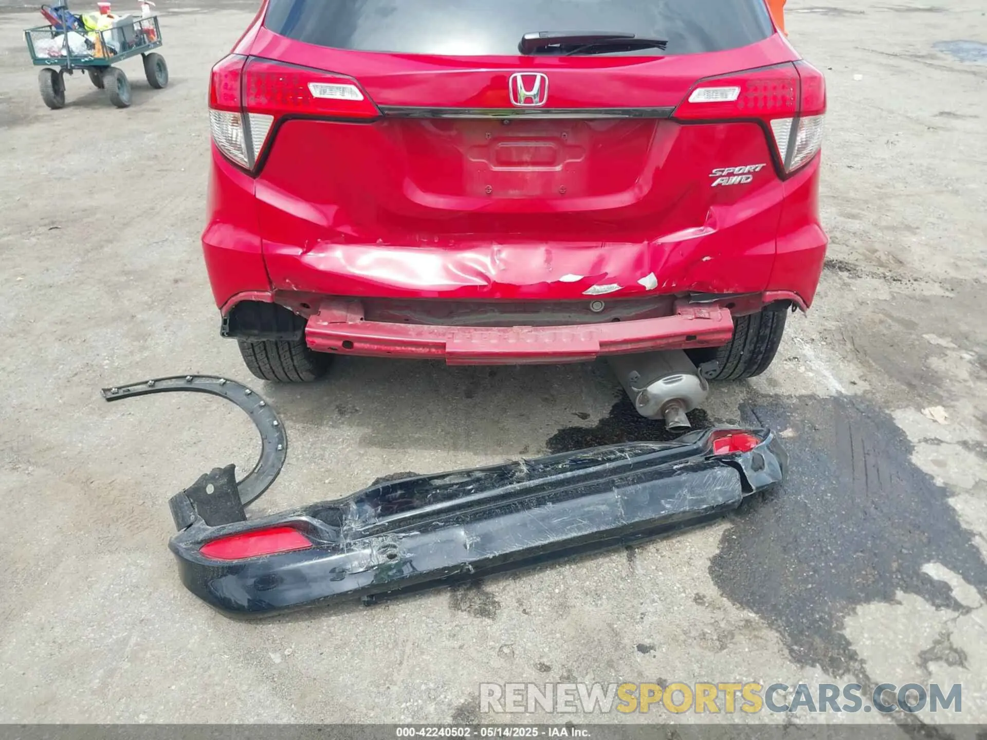 6 Фотография поврежденного автомобиля 3CZRU6H11NM726007 HONDA HR-V 2022