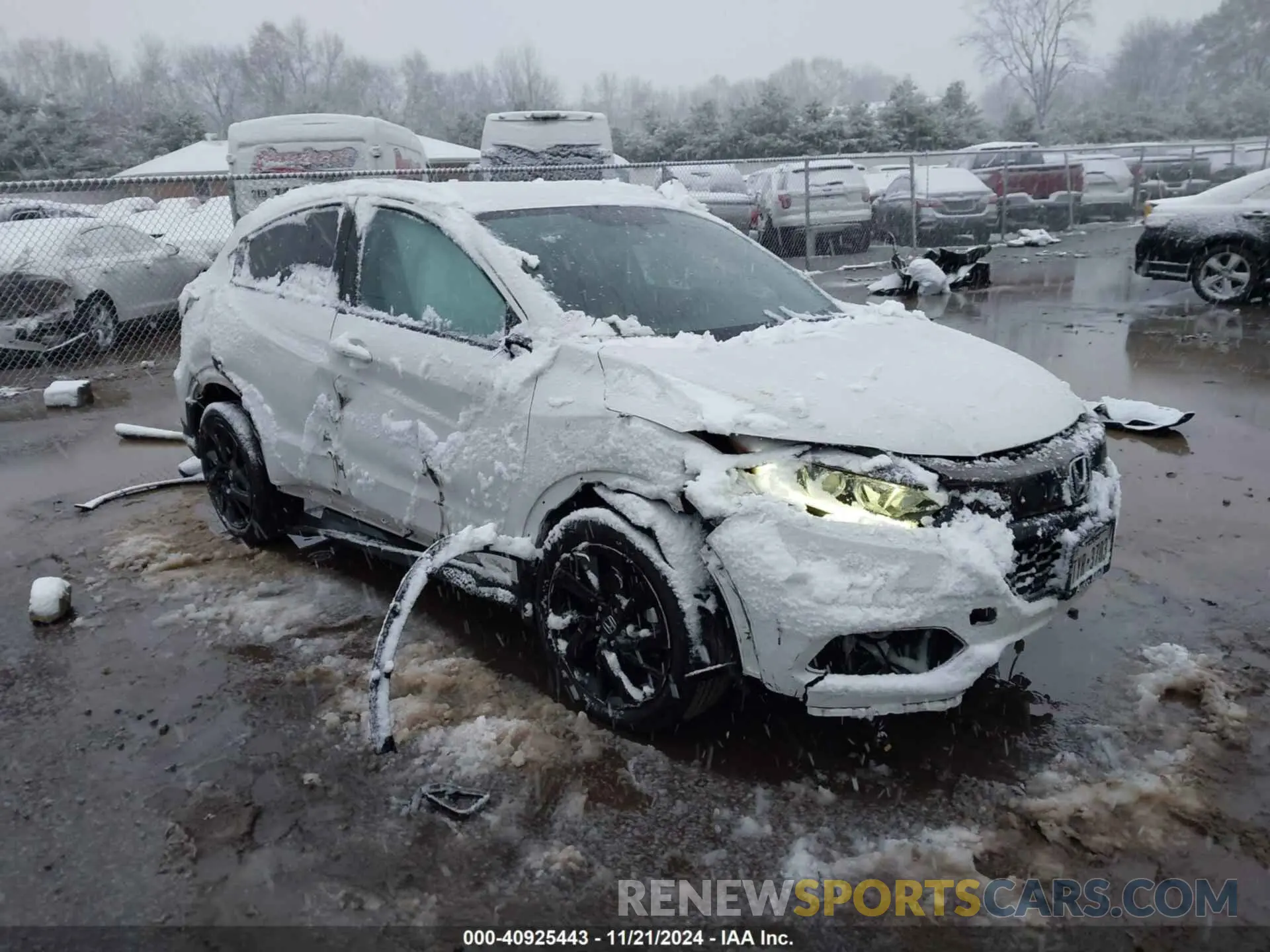 1 Photograph of a damaged car 3CZRU6H11NM751070 HONDA HR-V 2022