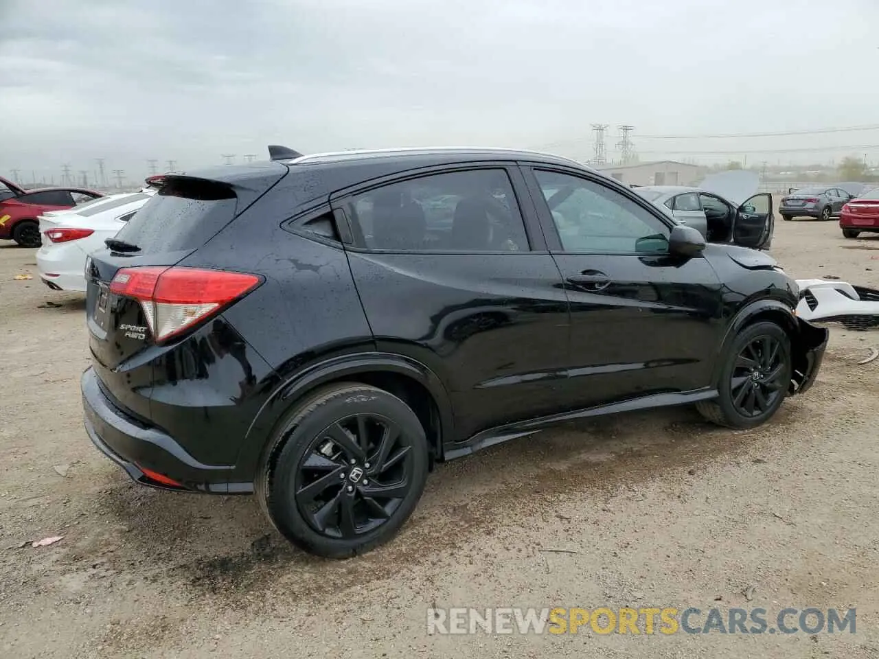 3 Фотография поврежденного автомобиля 3CZRU6H12NM714822 HONDA HR-V 2022