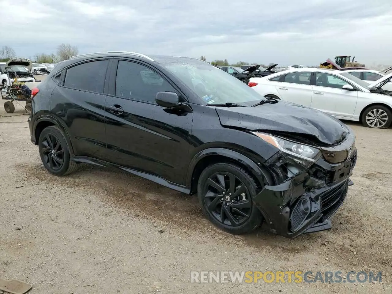 4 Фотография поврежденного автомобиля 3CZRU6H12NM714822 HONDA HR-V 2022