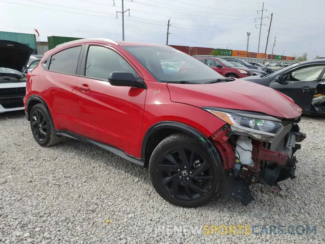 4 Photograph of a damaged car 3CZRU6H13NM763981 HONDA HR-V 2022