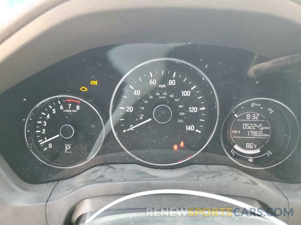 9 Фотография поврежденного автомобиля 3CZRU6H14NM769210 HONDA HR-V 2022