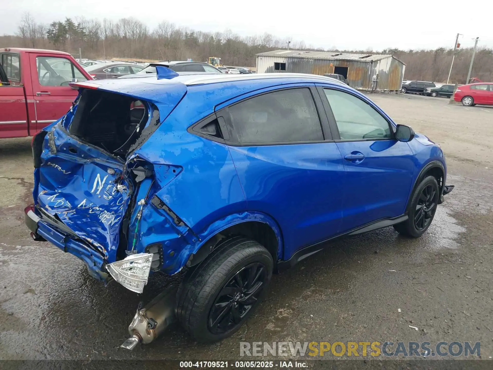 4 Фотография поврежденного автомобиля 3CZRU6H14NM769305 HONDA HR-V 2022