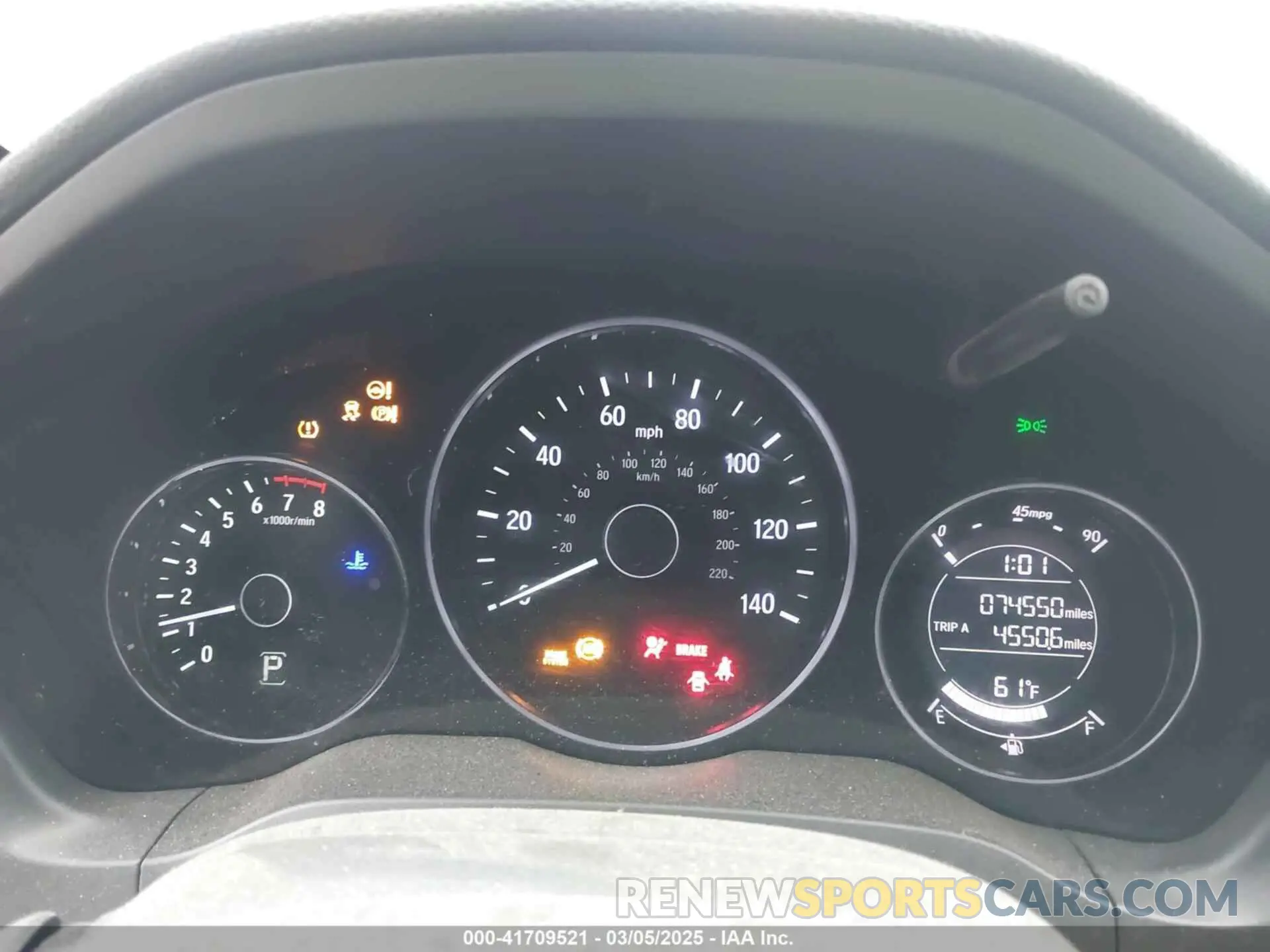 7 Фотография поврежденного автомобиля 3CZRU6H14NM769305 HONDA HR-V 2022