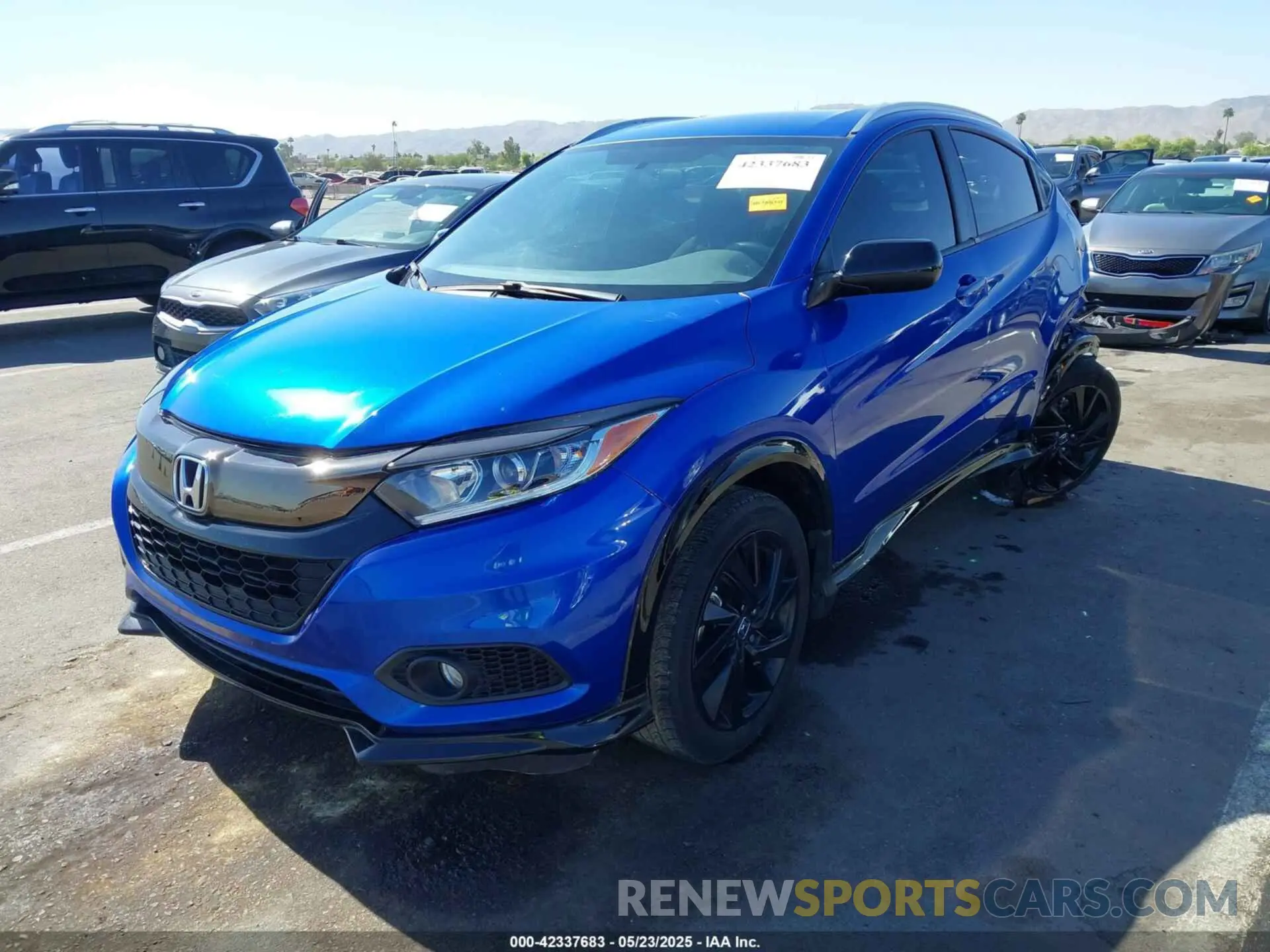 2 Фотография поврежденного автомобиля 3CZRU6H14NM776156 HONDA HR-V 2022