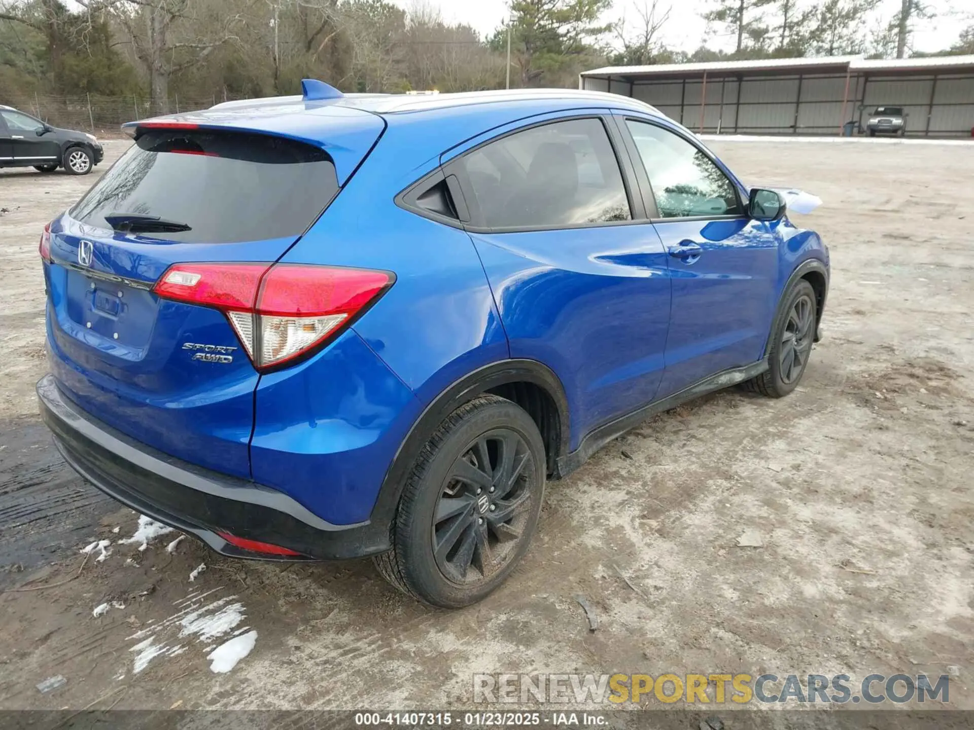 4 Фотография поврежденного автомобиля 3CZRU6H15NM756188 HONDA HR-V 2022