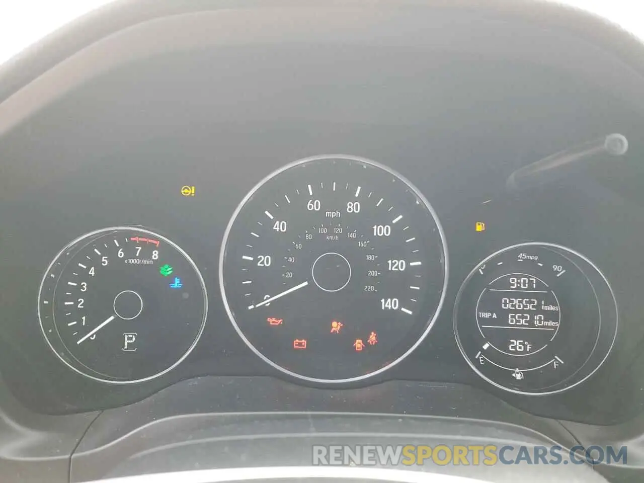 9 Photograph of a damaged car 3CZRU6H15NM756658 HONDA HR-V 2022