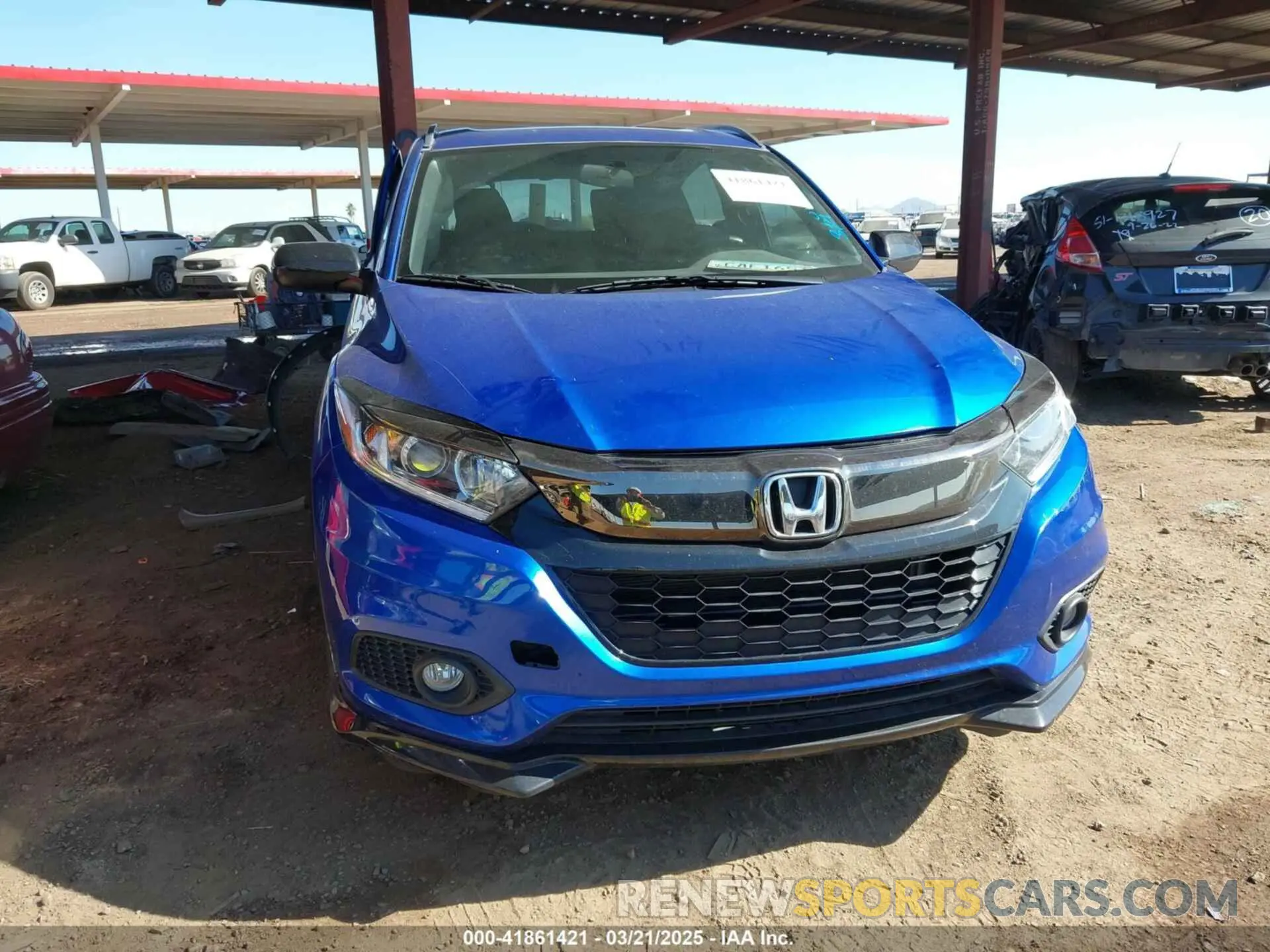 6 Фотография поврежденного автомобиля 3CZRU6H16NM710451 HONDA HR-V 2022