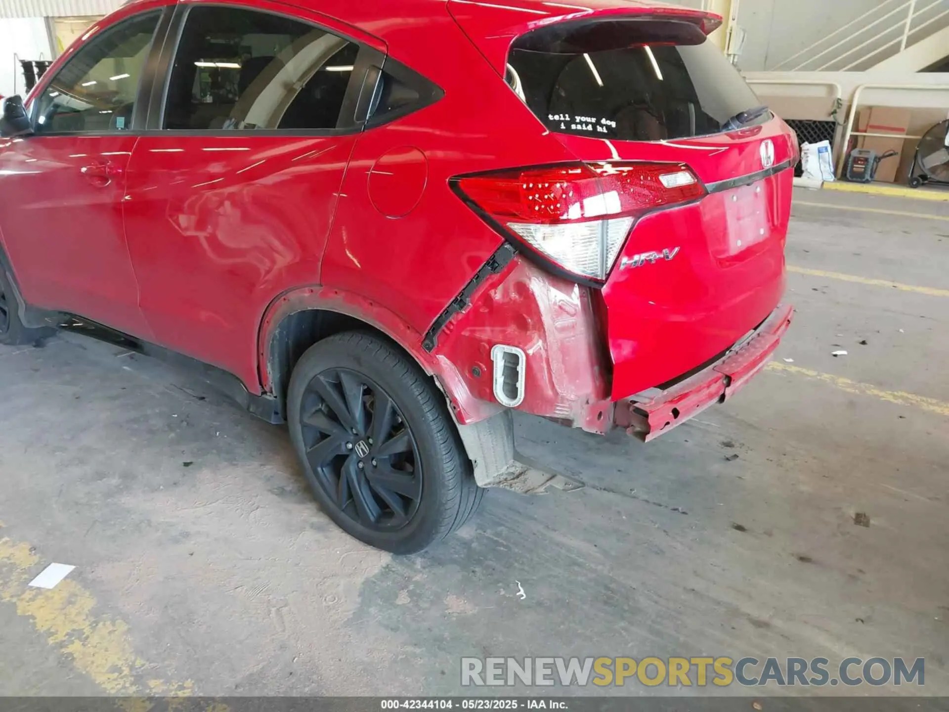 6 Фотография поврежденного автомобиля 3CZRU6H16NM731459 HONDA HR-V 2022