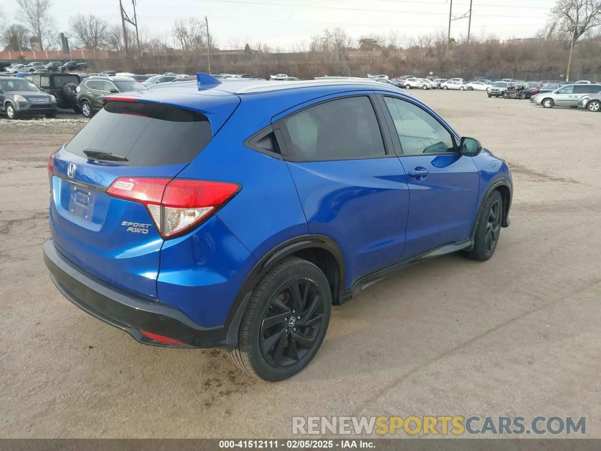 4 Фотография поврежденного автомобиля 3CZRU6H18NM739918 HONDA HR-V 2022