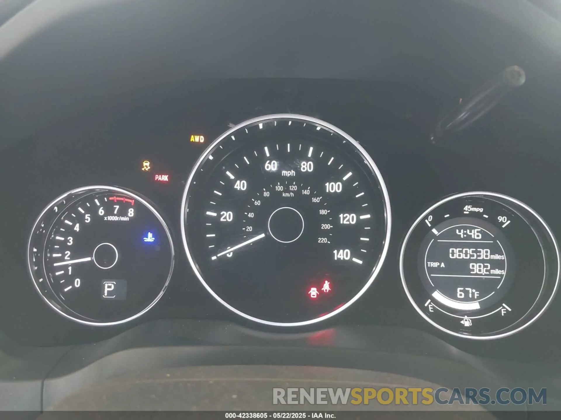 7 Фотография поврежденного автомобиля 3CZRU6H19NM769655 HONDA HR-V 2022