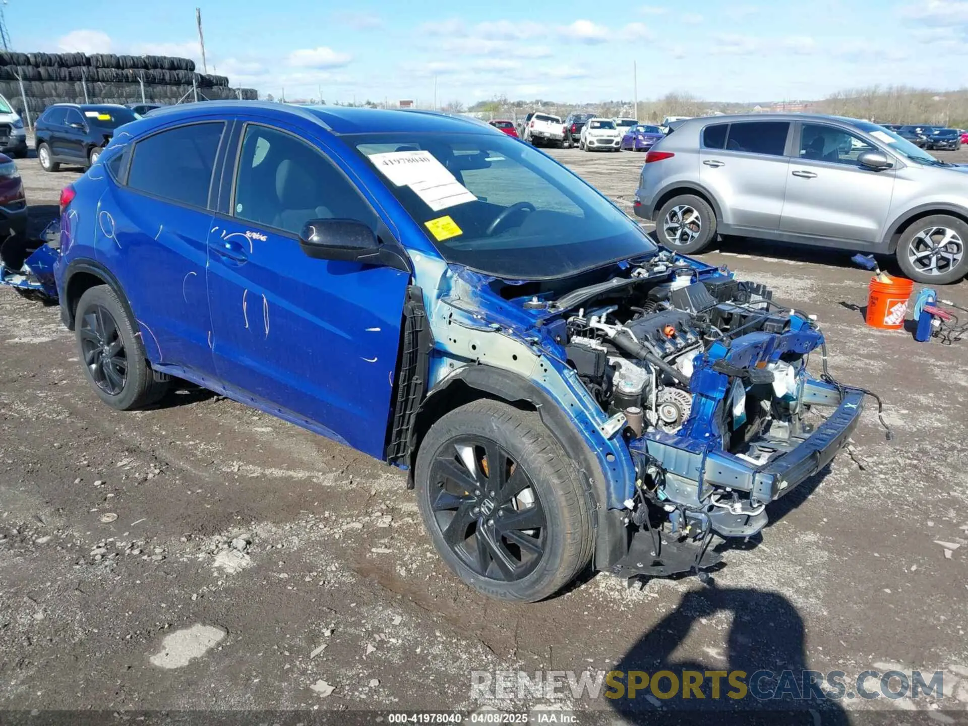 1 Фотография поврежденного автомобиля 3CZRU6H1XNM710470 HONDA HR-V 2022