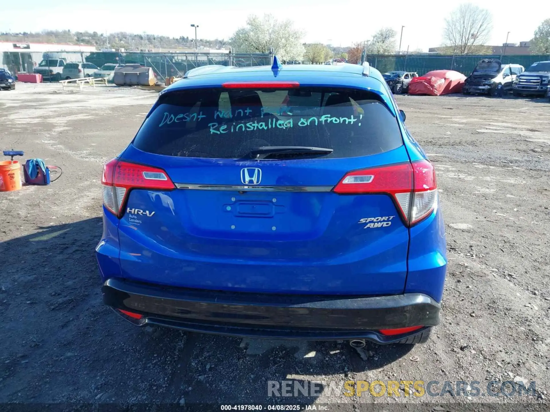 17 Фотография поврежденного автомобиля 3CZRU6H1XNM710470 HONDA HR-V 2022