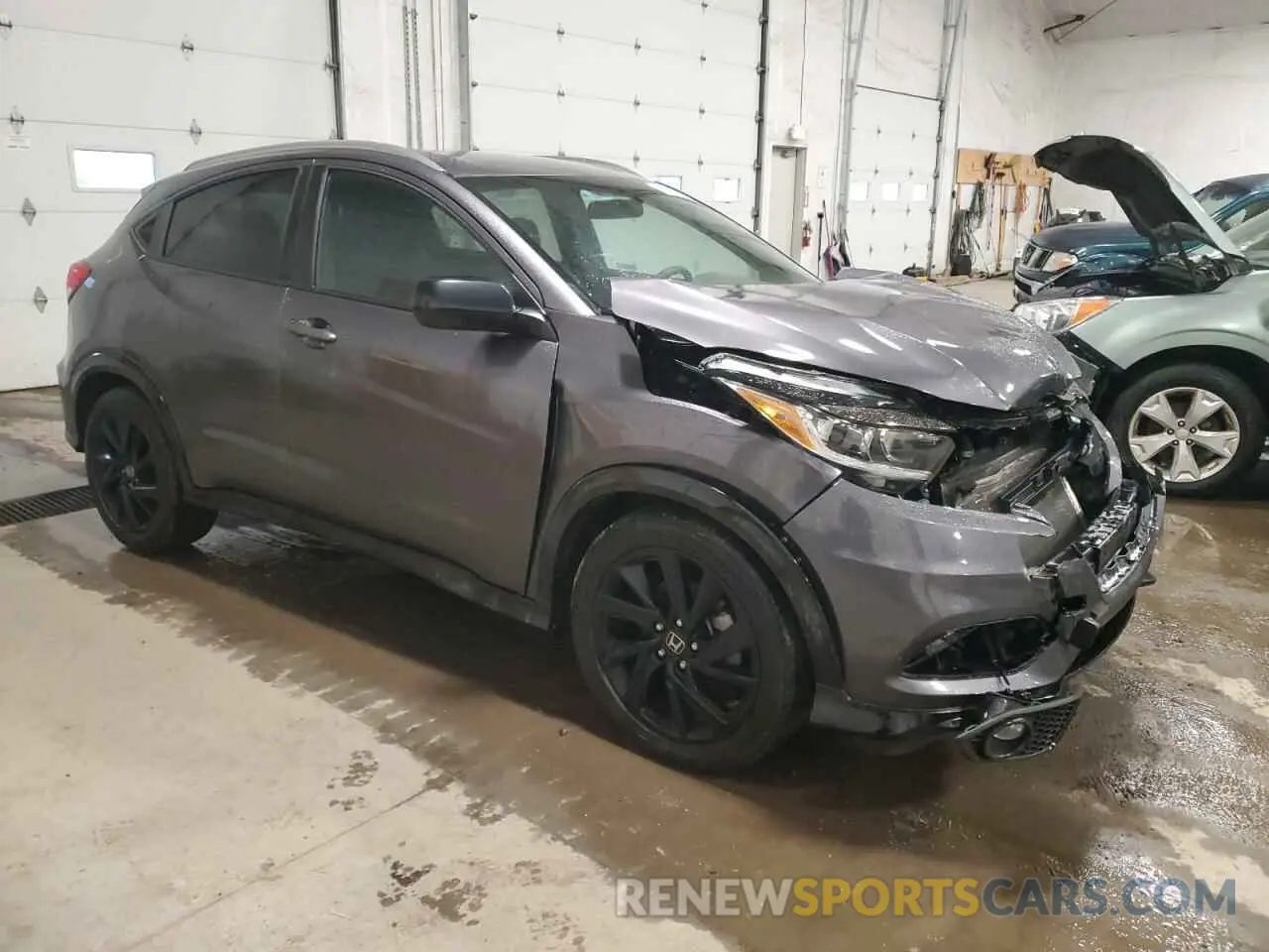 4 Фотография поврежденного автомобиля 3CZRU6H1XNM736793 HONDA HR-V 2022