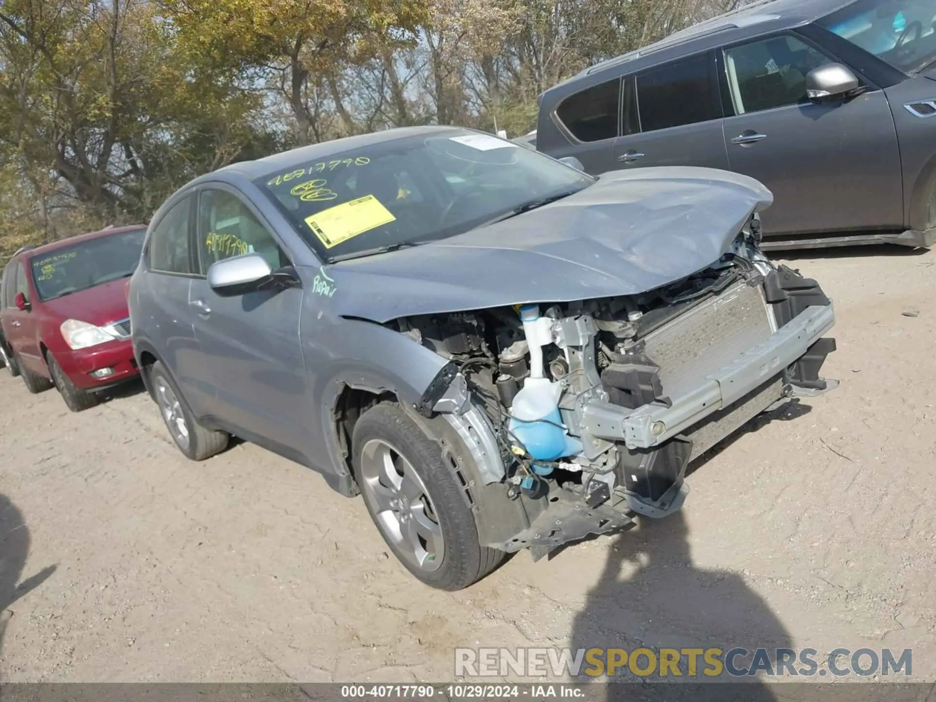 1 Photograph of a damaged car 3CZRU6H30NM739333 HONDA HR-V 2022