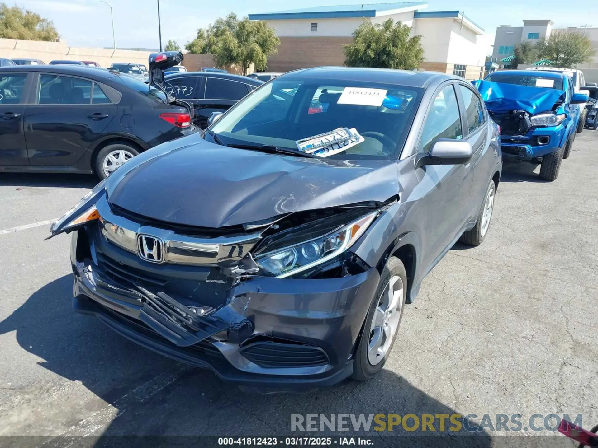 2 Photograph of a damaged car 3CZRU6H36NM744939 HONDA HR-V 2022