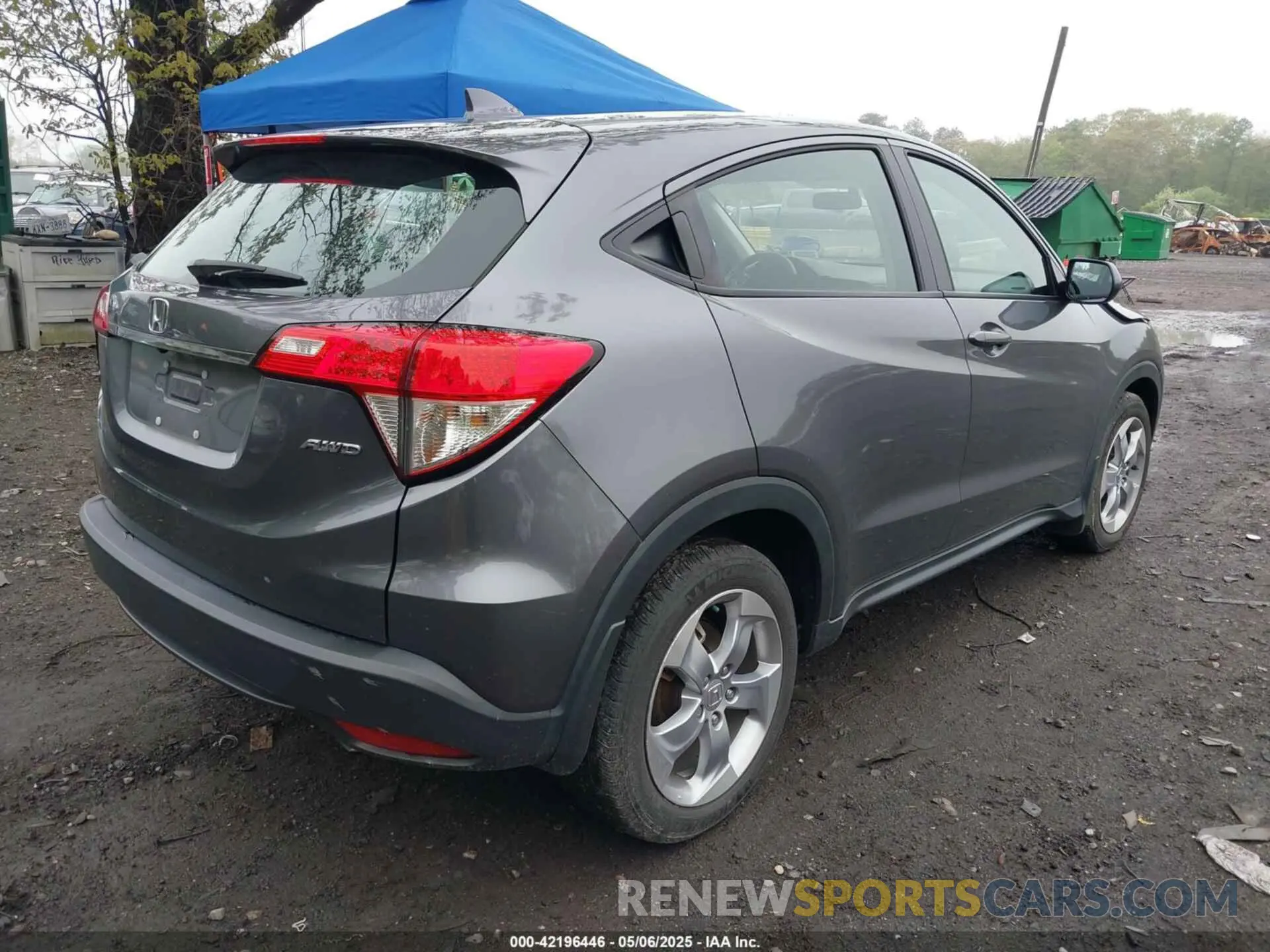 4 Фотография поврежденного автомобиля 3CZRU6H36NM766245 HONDA HR-V 2022