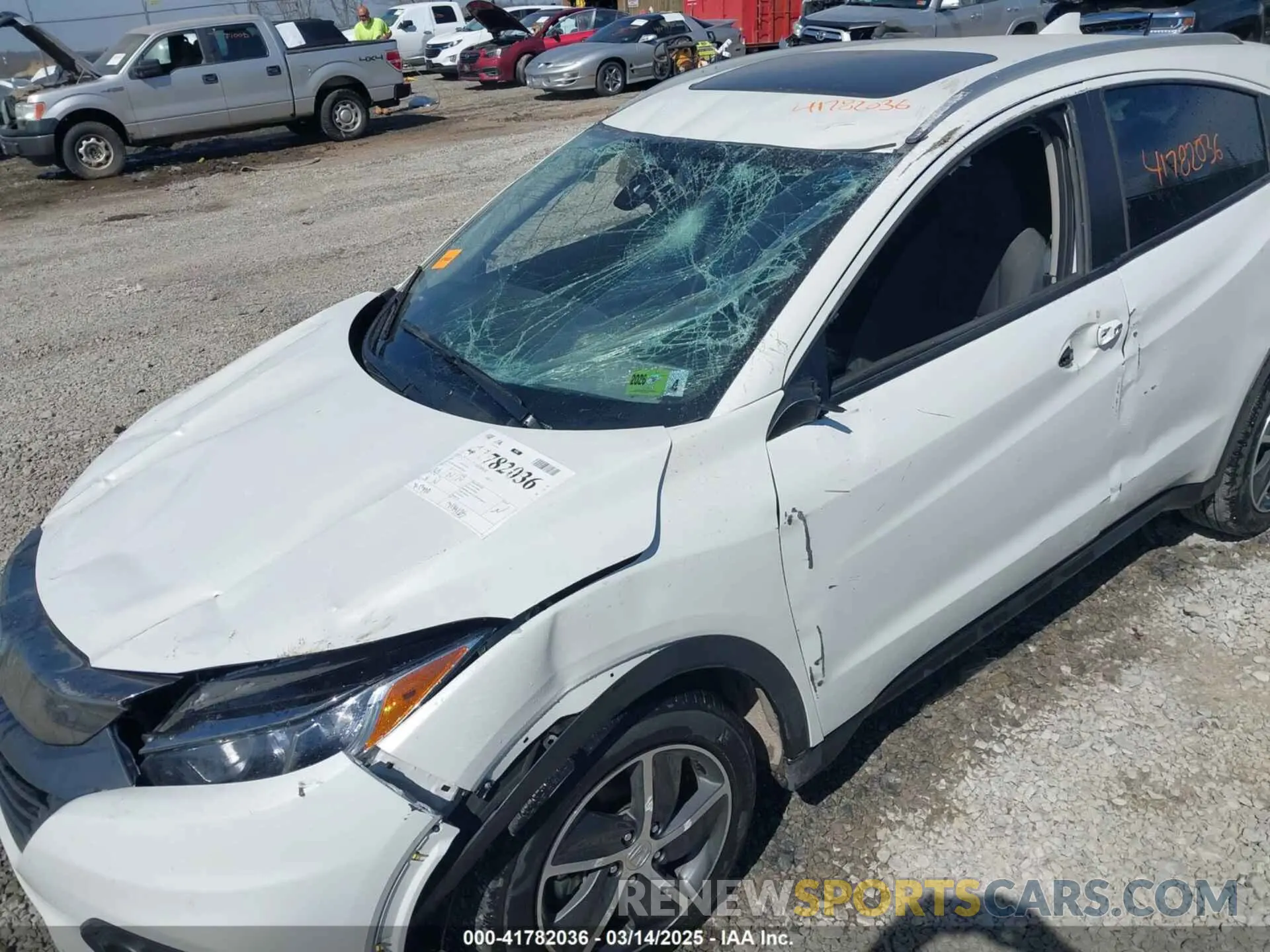 6 Фотография поврежденного автомобиля 3CZRU6H50NM756036 HONDA HR-V 2022