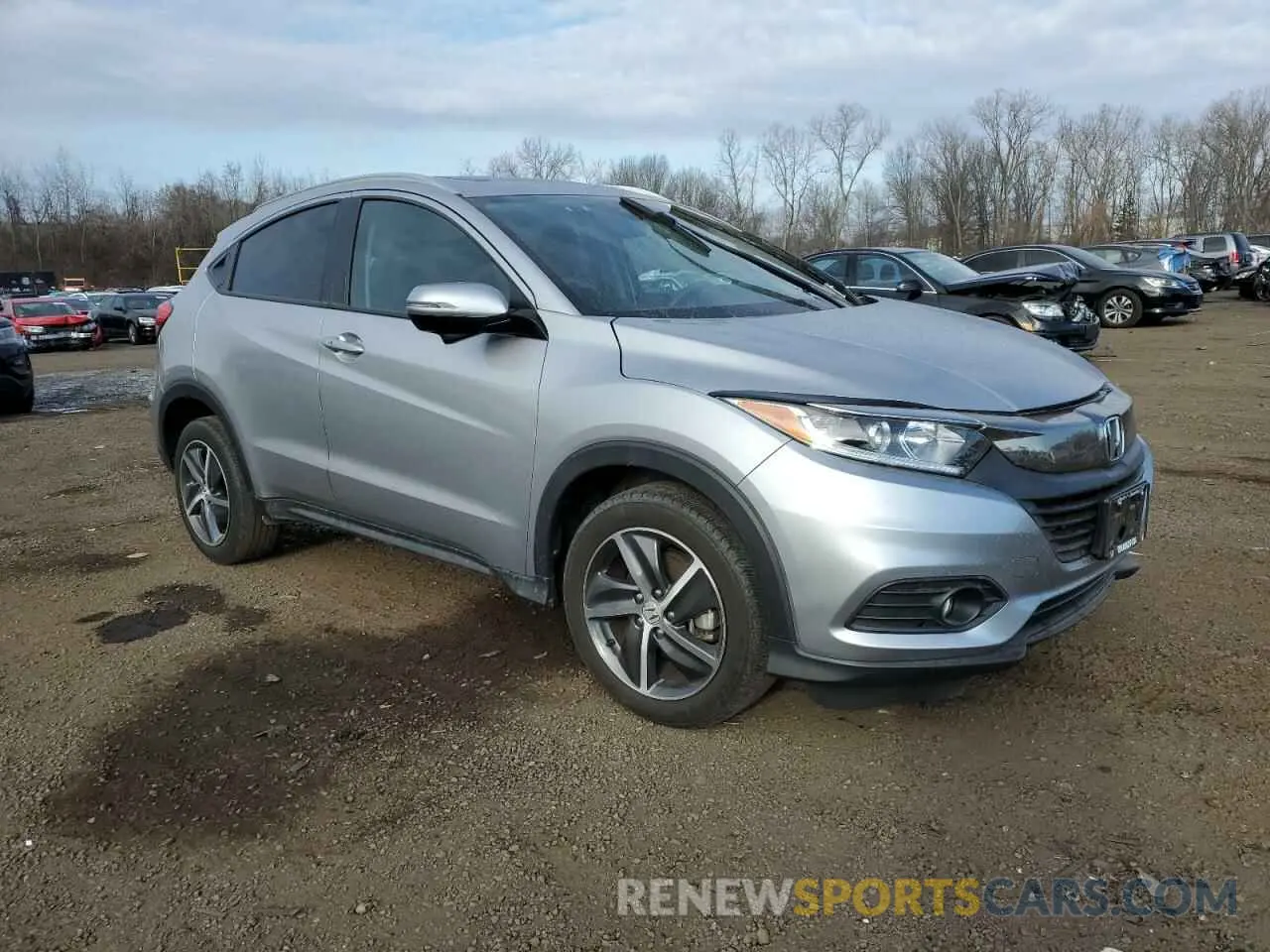 4 Фотография поврежденного автомобиля 3CZRU6H51NM774612 HONDA HR-V 2022